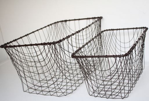 large chicken wire baskets 8
