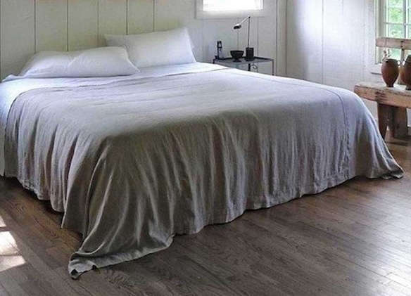 rough linen summer bed set 8