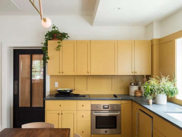Steal This Look A Deep Yellow Shaker Kitchen in London portrait 12