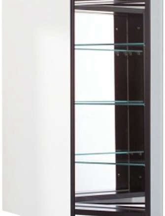 robern cb plm2430bre pl series right side flat mirror medicine cabinet 8