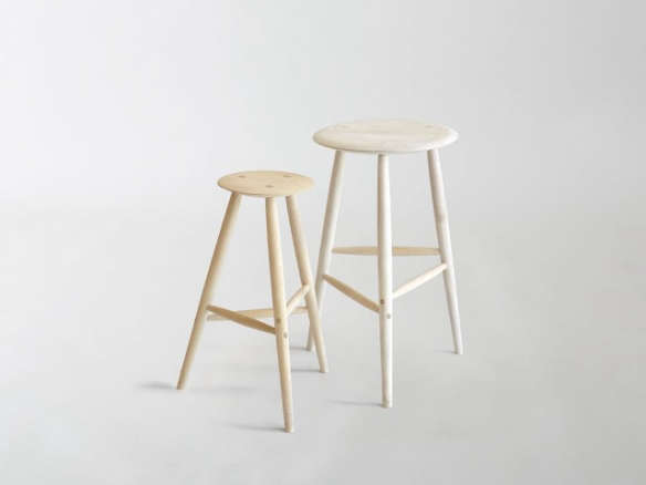 sawkille co. bleached maple bar stool 8