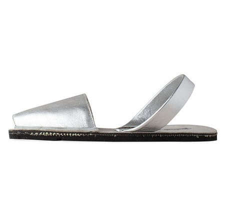riudvaets metallic avarca sandals – silver 8
