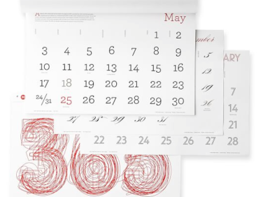 Object Lessons Calendars with a Design Pedigree portrait 10