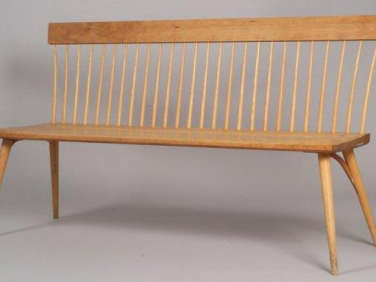 thos moser spindle bench  