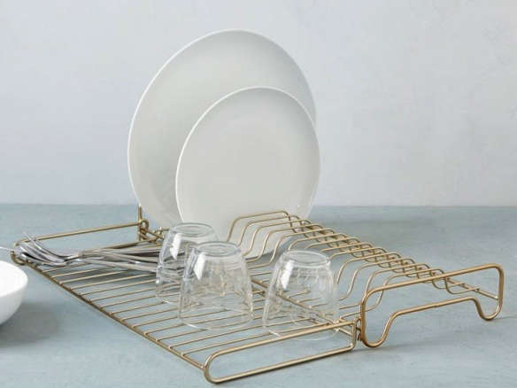 wire kitchen collection – foldable dish rack 8