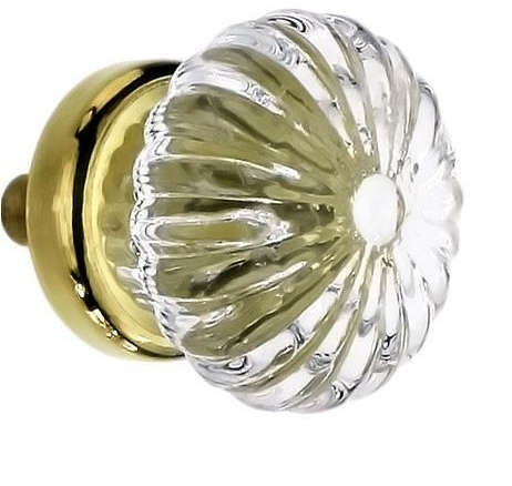 ribbed clear glass cabinet knobs 8