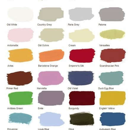 Annie Sloan Chalk Paint - What Are The Colors Of Annie Sloan Chalk Paint