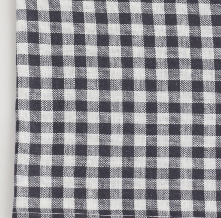 kitchen cloth: navy white check 8