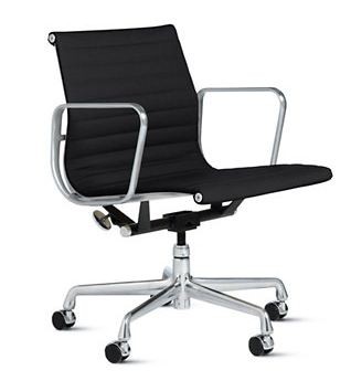 eames aluminum management chair – vicenza leather 8