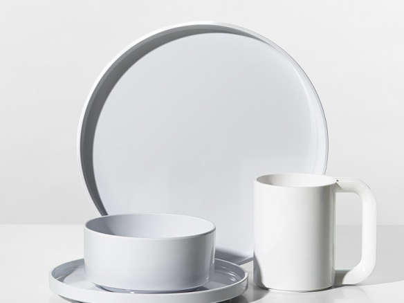 heller white melamine dinnerware 8