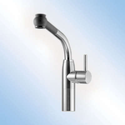 one handle pull out spray kitchen faucet 8