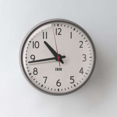 1960s IBM Standard Issue Wall Clock portrait 32