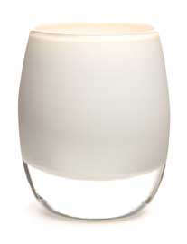 milk white glassybaby candleholder 8