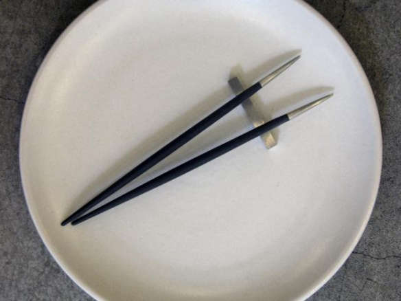 steel tipped chopstick set 8