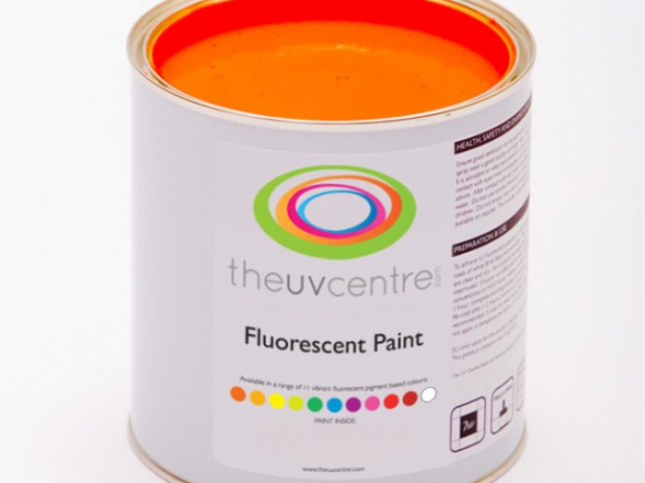 640 light red fluoro paint  