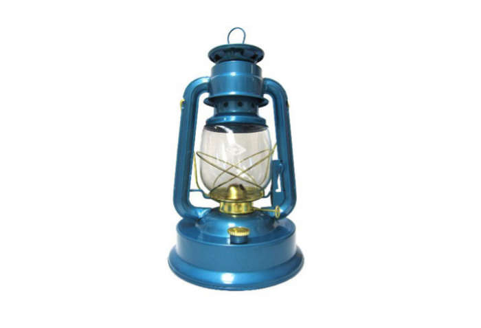 V&O by 21st Century 610-76114 10-Inch Centennial Solid Brass Trim Oil Lantern 