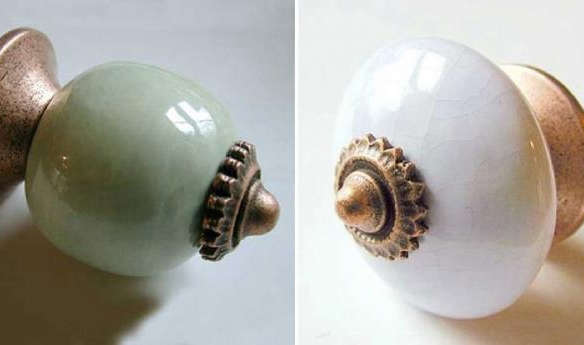 ceramic celadon ball drawer pull 8