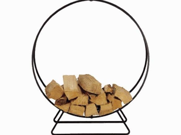 firewood hoop log rack 8