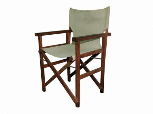Gray Canvas Folding Chair