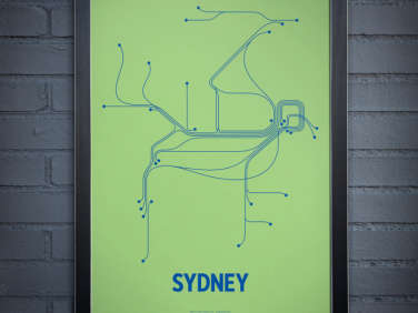 700 green sydney poster  