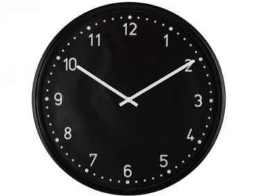 700 ikea black clock 10  