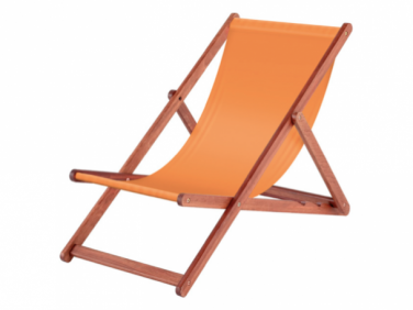 700 italian deck chairs in orange  