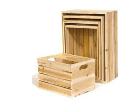 willow specialties rectangular wood crates 8