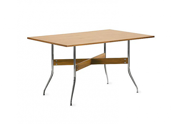 nelson swag leg rectangular dining table 8