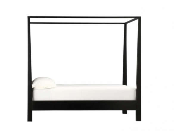 700 pavillion black canopy bed frame  