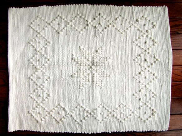 portuguese cotton hand knotted mat 8