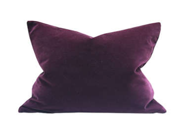 700 purple velvet pillow canvas  