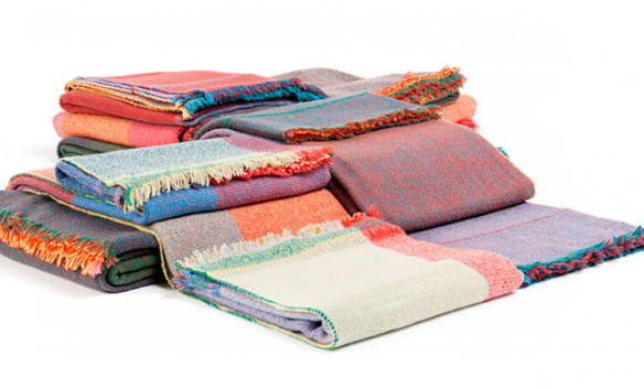 handwoven plaid wool blankets 8