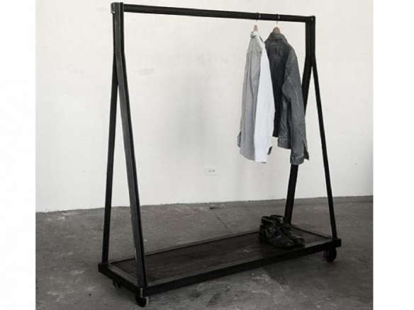 a frame clothing rack 8