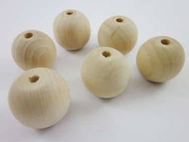 700 unfinished wooden beads  