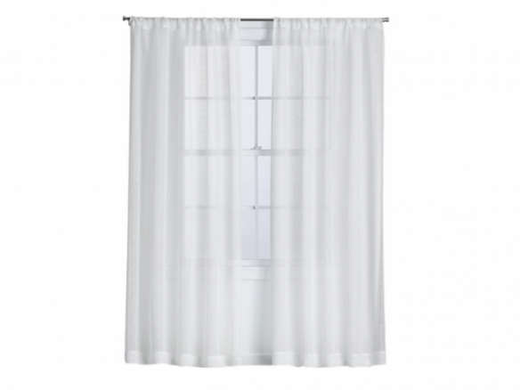 white linen sheer curtain panel 8