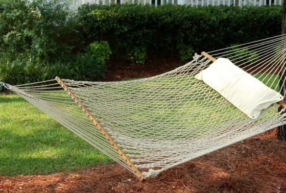 700 white rope hammock  