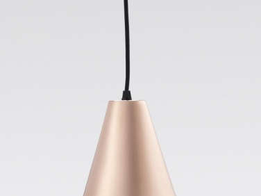 700 workroom copper triangle lamp  