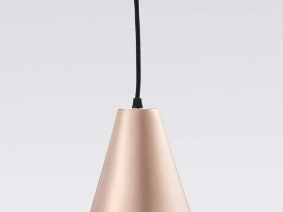 copper triangle pendant light 8
