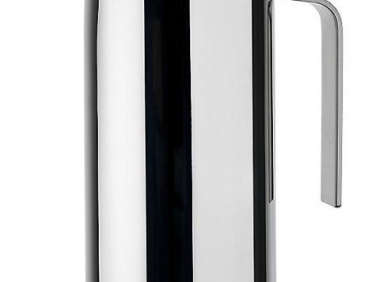 A Di Alessi Adagio 100 cl Double Wall Thermo Insulated Jug in 18/10 Stainless Steel Mirror Polished 
