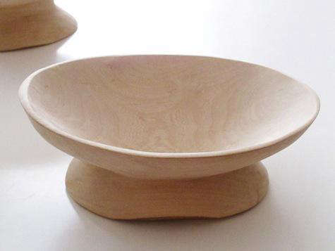 wooden pedestal bowl 8