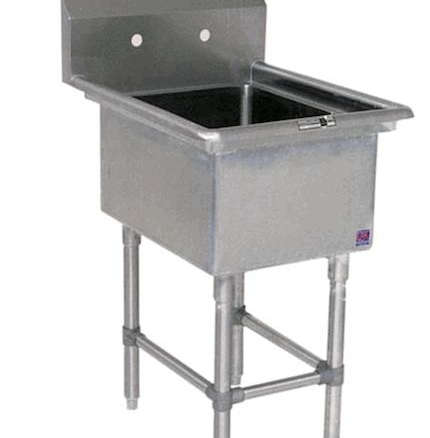 Commercial grade stainless sink  