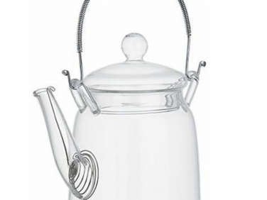 Tabletop Darling Glass Teapot portrait 4
