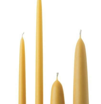 English beeswax candles  