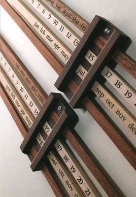 wooden perpetual calendar 8