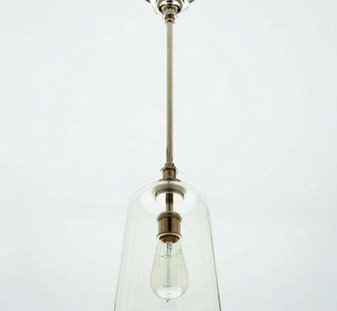 henry pendant with hand blown glass shade 8