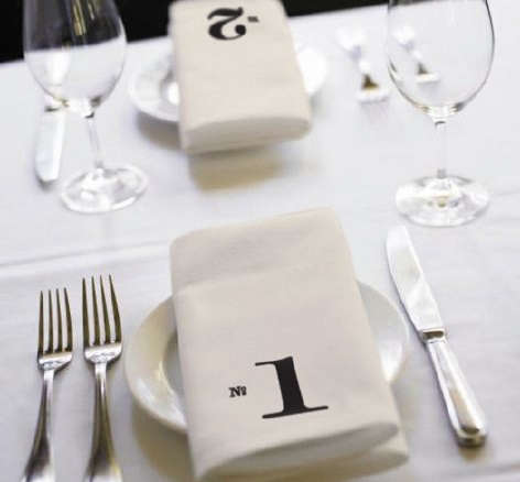 numbered edition napkins 8