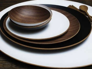 Tabletop Round Wood Trays from Canvas portrait 4