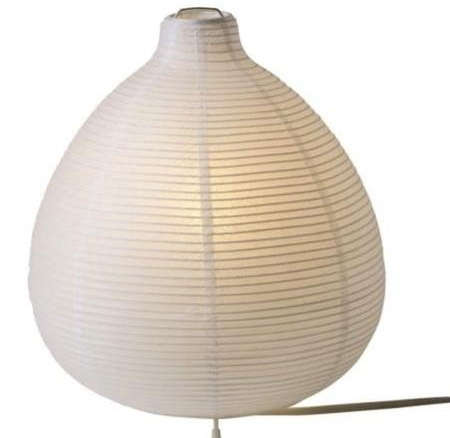 9 In Vate Table Lamps, Rice Paper Table Lamp