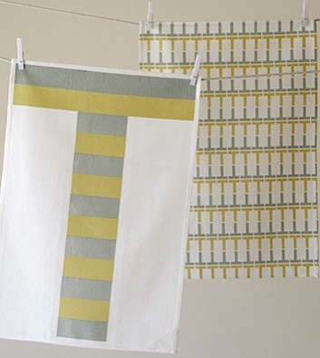 stripe tea towel set 8