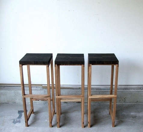 end grain bar stools 8
